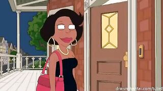The porn parody of the popular TV show "The Cleveland Show"