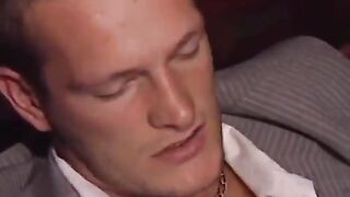 Two girls got fucked publicly by a big cock