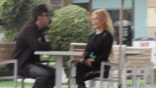 Girl was picked up by a guy directly in the car