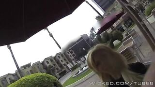 Girl was picked up by a guy directly in the car