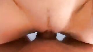 The baby ends with a loud orgasm from her sweet pussy