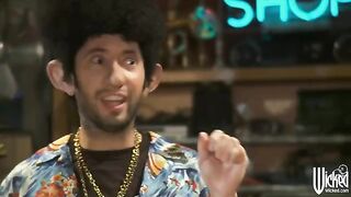 A muscular guy is fucking all these bitches properly