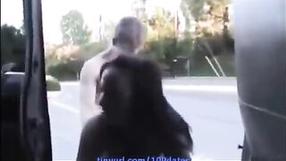 Nice cumshot on beautiful natural girlfriend's tits