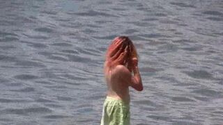 Nudist relaxation in a beautiful place of Crimea