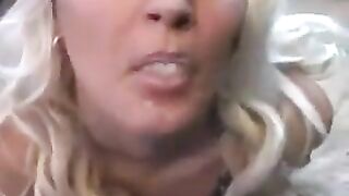Appetizing whims with a creamy treat after a blowjob