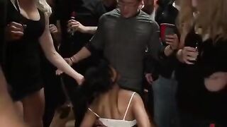 A woman likes to feel the weight of many men