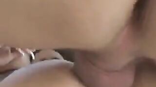 A pussy under a skirt was shot without panties by a hidden camera