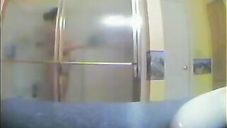 A girl took shower not knowing there was a camera