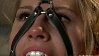 A girl is tied up and humiliated by her mistress in hardcore BDSM