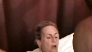 A black man has sex with a mature woman