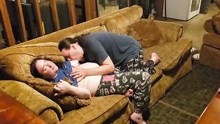 A hot chubby woman gets her pussy eaten by an expert, reaching multiple climaxes