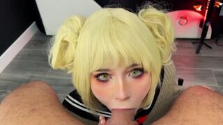 Himiko Toga gets fucked after examining in doggy style