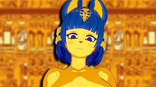 A woman with a great ass enjoys riding a big cock in this Ankha video