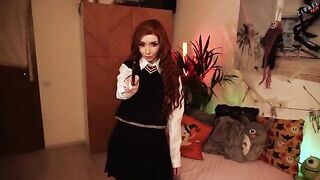 Hermione Granger gets fucked after lessons by a cunning guy
