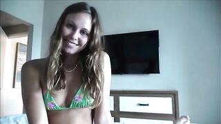 Step daughter barely escapes sex with her father on vacation