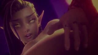 Hot Sex with Elaisha in 4K at 60FPS, an unforgettable 3D hentai game experience