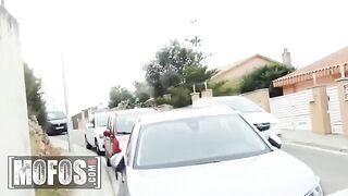 Serenia Keer gets picked up by Jordi El Nino Polla on the side of the road
