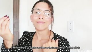 The sexy psychiatrist helps you relax with a sensual roleplay JOI session