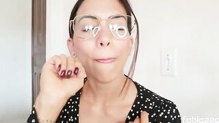 The sexy psychiatrist helps you relax with a sensual roleplay JOI session