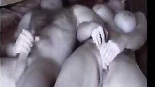 A fat woman was fucked, not knowing there was a camera