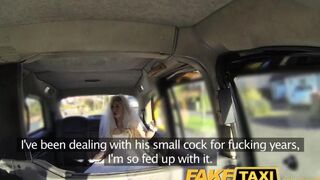 The bride got a wild ride from a taxi driver