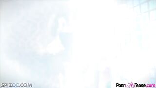 Alison Tyler caresses her beautiful body and masturbates