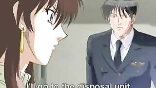 The captivating anime girl with big eyes is excellent at blowing jobs!
