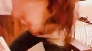 Friends did not expect such sex from their friend girl