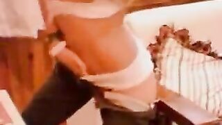 Friends did not expect such sex from their friend girl