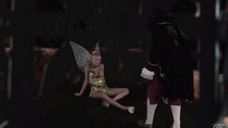 The beautiful girl made a guy a stunning 60fps blowjob