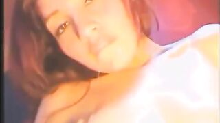 The girl has no permanent sex partner, so she fucks herself