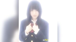 Japanese school uniform 18+ with a hot solo masturbation scene