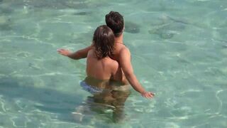 A girl fucks with the guy in the underwater scene
