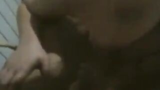 The BBW is dancing naked in front of her husband, it was very hot