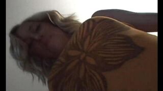 First creamy cum for the young blondie Ellie