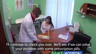 A girl is being examined by a doctor in this hot porn scene