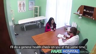 A girl is being examined by a doctor in this hot porn scene