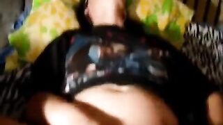 The narrow pussy of a minor is caressed on the camera