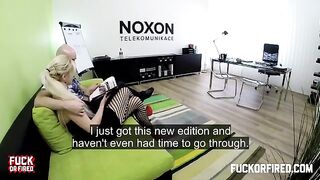 Sex in the office is incredibly pleasant to watch