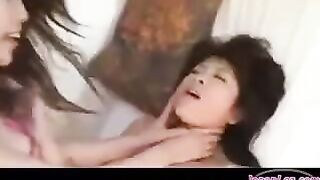 Korean girl with beautiful body has sex without using condoms