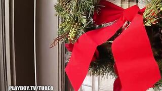 New Year's orgy with a Snow Maiden in red stockings