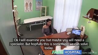 The cunning doctor checked the patient and then had his way with her