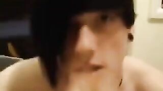 The guy really likes to drink cum of his friends