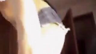 A beautiful Russian woman with big natural boobs, 100% teen!