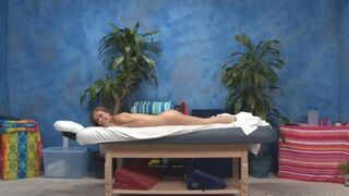A cute girl came to my house for a relaxing massage