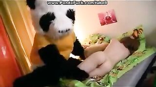 A plush toy named Mishka became a substitute for the lover’s cock