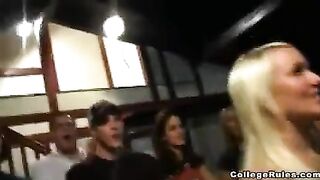 Bunch of wet pussies gets fucked at a wild party, starting with the beginning