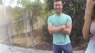 Guys fucked on the street camera in public place