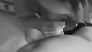 The girl is not shy about tasting the dick and sperm
