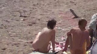 Bathing in the sea without any clothes is very refreshing